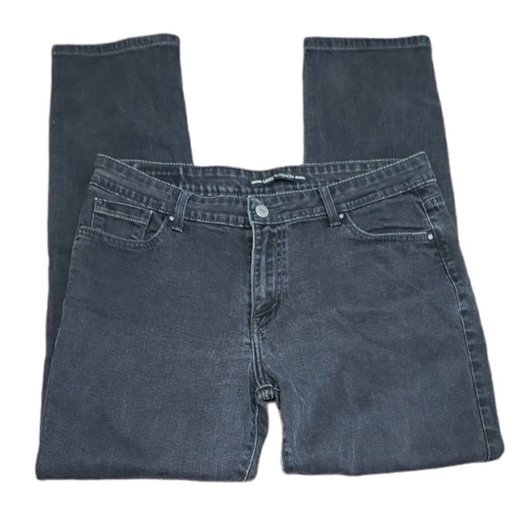 Levi's Dark wash Jeans Mid Rise Skinny size 14 M